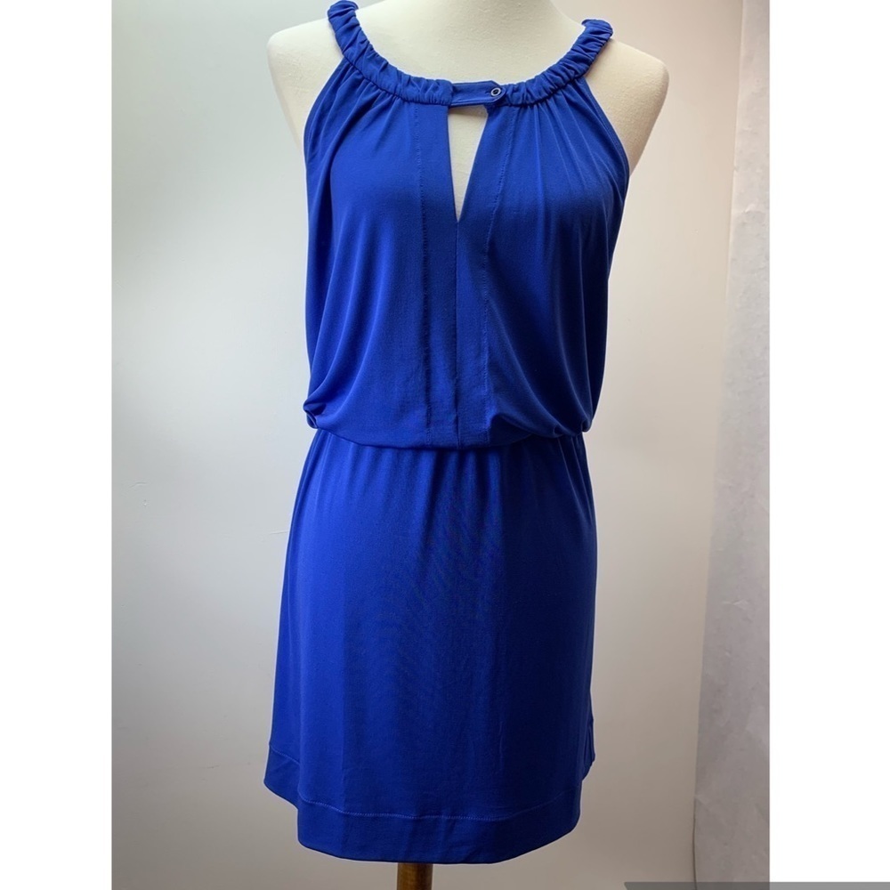 Banana Republic factory royal blue sleeveless dress M